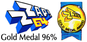 Zzap!64 Gold Medal Award (96%)
