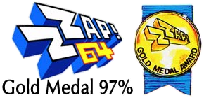 Zzap!64 Gold Medal Award (97%) Zzap!64 Gold Medal Award (97%)
