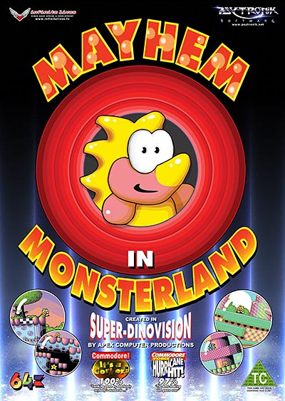 Mayhem in Monsterland (A3 Hypergloss Poster)