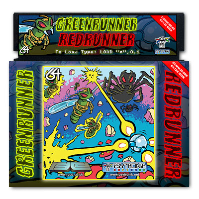 Greenrunner / Redrunner *NEW RELEASE* [Budget C64 Disk Edition]