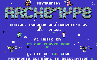 Archetype Title Screen