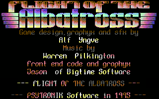 Flight Of The Albatross Title Screen