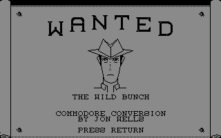 The Wild Bunch (C64)