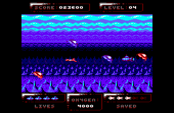 Sub Hunter CPC in-game screen