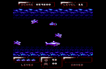 Sub Hunter CPC in-game screen