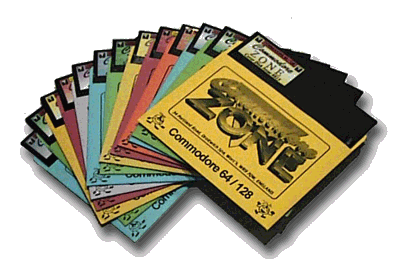 The Commodore Zone coverdisks arranged tastefully by Kenz!