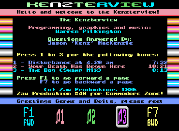 The Kenzterview demo from Zaw Productions