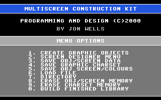 MSCK options screen