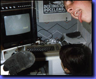 Luke, Matt and Phil kicking ass on the C64.