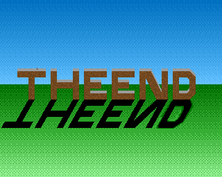 Part of the game end sequence