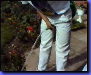 Ewww! Phil having a slash